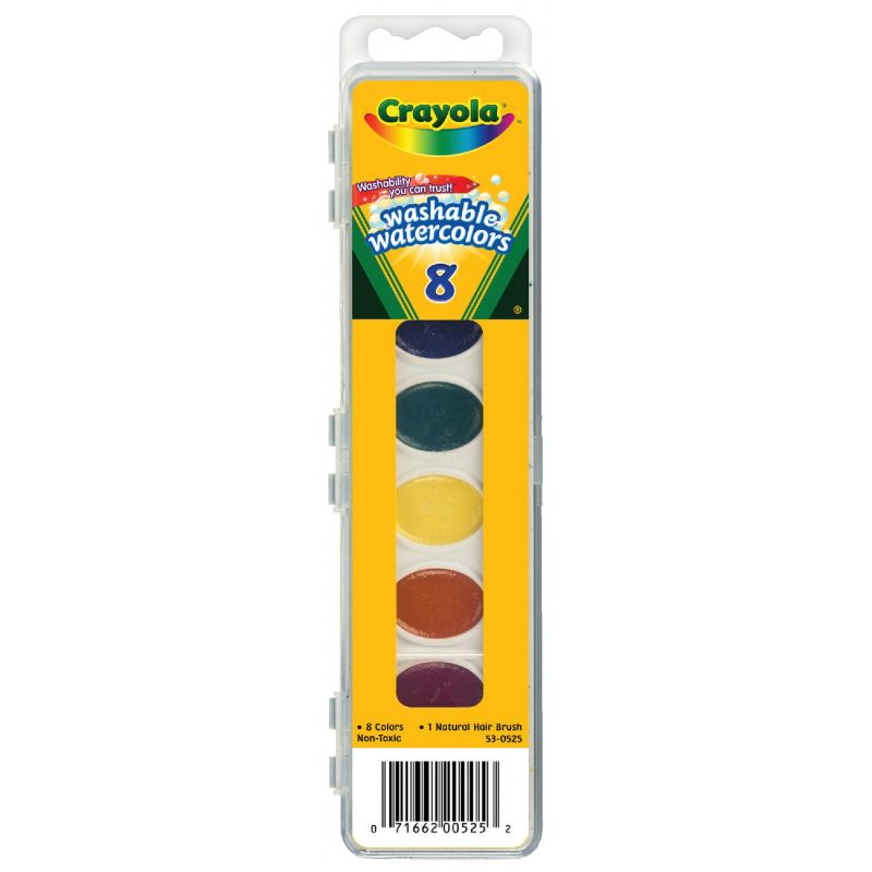 Crayola Water Colors 8 Ct., Assorted