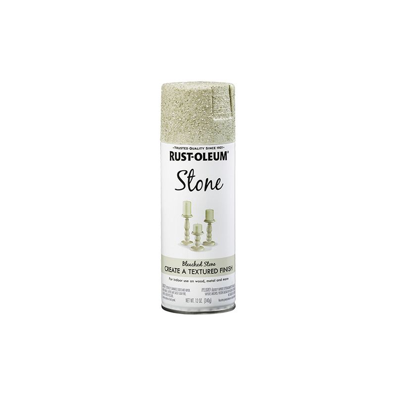 Rust-Oleum 342730 Specialty Paint, Flat/Matte, Bleached Stone, 12 oz, Aerosol Can Bleached Stone