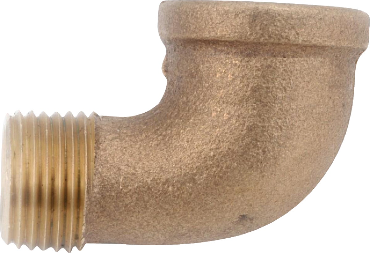 Red Brass Elbow 90 Deg x 3/4 In 1/4 Bend Anderson Metals 1 In 738105-1612 