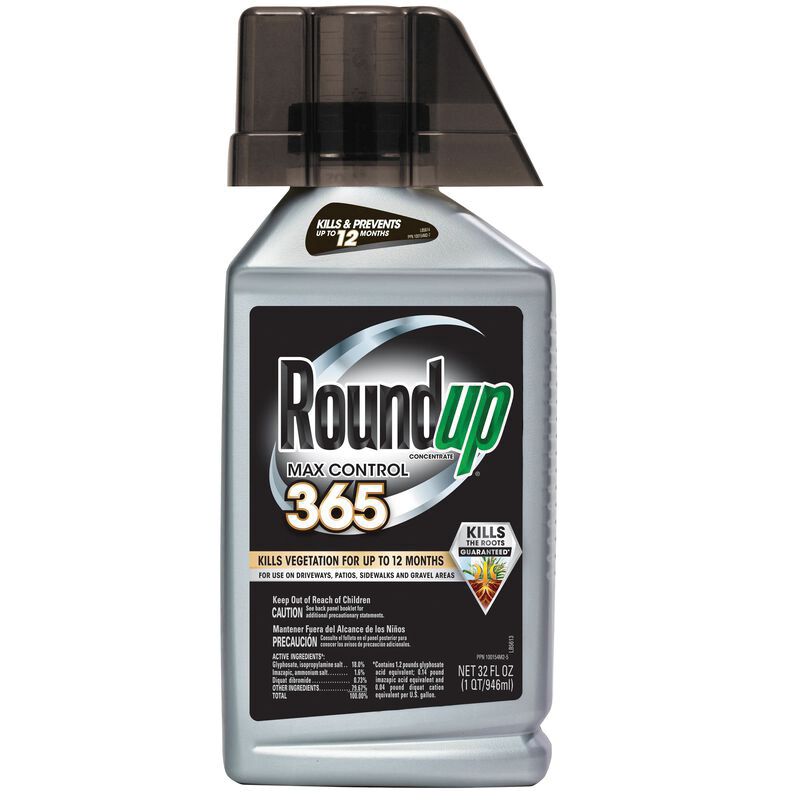 Roundup 5378106 Concentrated Weed and Grass Killer, Liquid, 32 oz Bottle