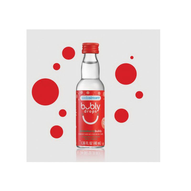 Sodastream 1025223010 Soft Drink, Strawberry Flavor, 40 mL Bottle