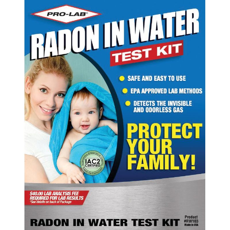 Pro Lab Radon In Water Test Kit