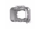 Eaton WIU-1HX Weatherproof Box, 5.85 in W, 3.29 in D, 4.65 in H, Surface, Polycarbonate, Gray Gray