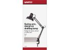 Satco Clamp-On Drafting Desk Lamp Black
