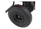 CHAPIN 8001A Residential Lawn Turf Spreader with Rubber Tire, 70 lb Capacity, Powder-Coated Steel Frame, Poly Hopper 70 Lb