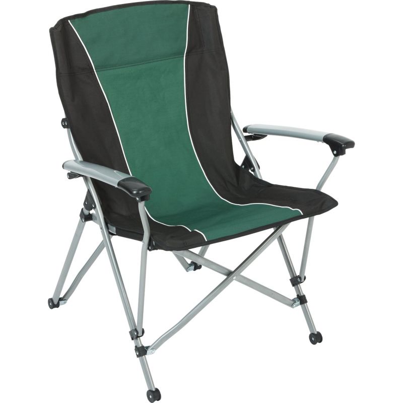 Outdoor Expressions Flat Arm Folding Lawn Chair