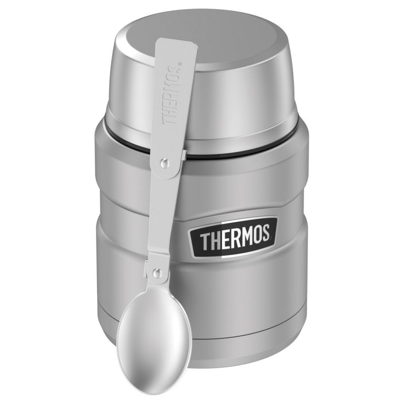 Lunch Food Jar - Vacuum Insulated Lunch Thermos with folding Spoon