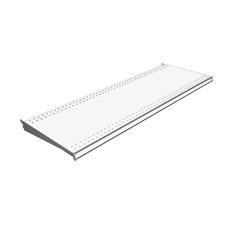 Lozier TL316N PLT 2-Position Tilt-In Shelf, Steel, Platinum, For: Lozier Fixtures Platinum