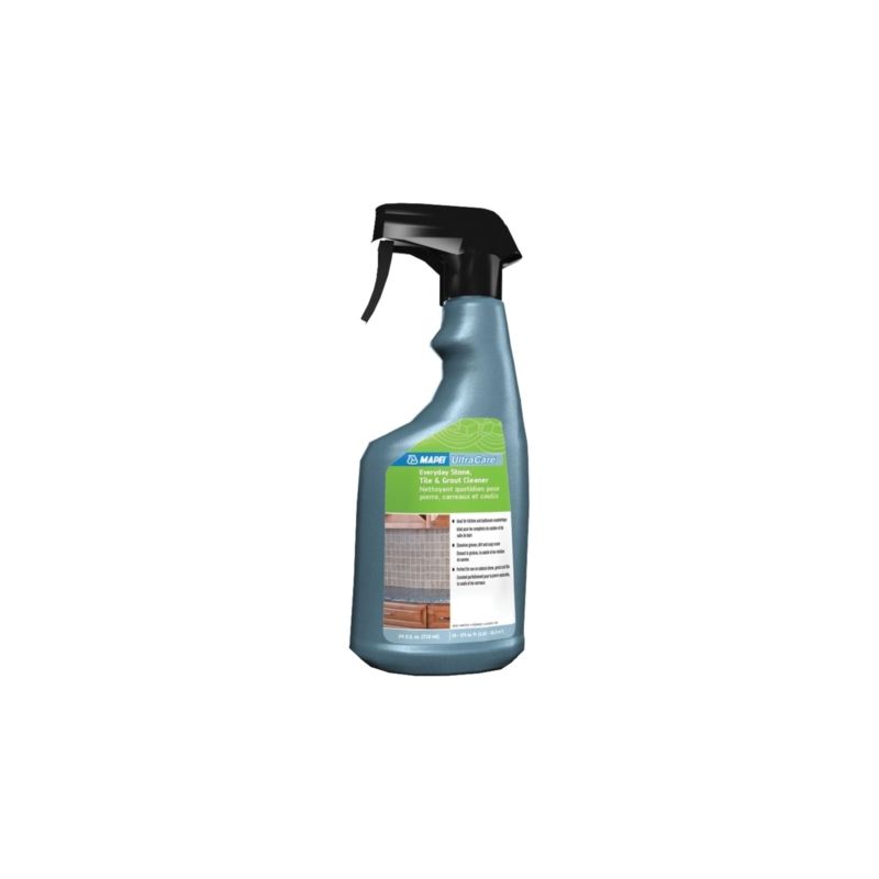 Mapei 01024021 Stone Tile and Grout Cleaner, 710 mL, Bottle, Liquid, Characteristic, Colorless Colorless