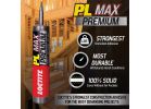 LOCTITE PL Max Premium Construction Adhesive Gray, 9 Oz.