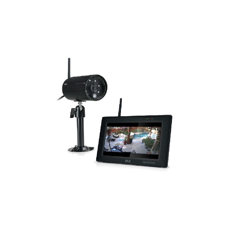 ALC AWS337 Camera and Monitoring System, 90 deg View Angle, 1080 pixel Resolution, microSD Card Storage, Black Black