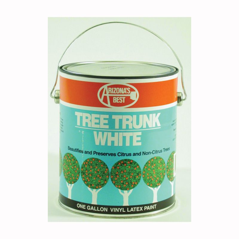Gro-Well AZP30012 Tree Paint, Liquid, White, 1 gal White