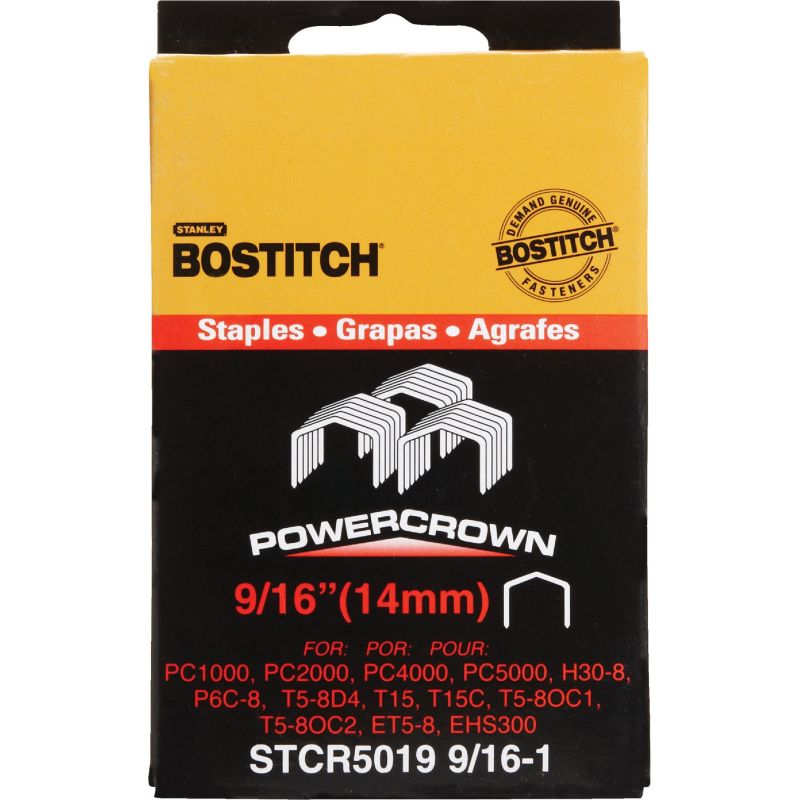 Bostitch Powercrown Hammer Tacker Staple (Pack of 5)