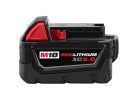 Milwaukee 48-11-1850 Rechargeable Battery Pack, 18 V Battery, 5 Ah