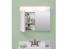 Zenith Zenna Home Bi-View Frameless Lighted Medicine Cabinet White