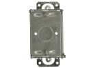 Raco 567 Switch Box, 1-Gang, 1-Outlet, 7-Knockout, 1/2 in Knockout, Steel, Gray, Galvanized Gray