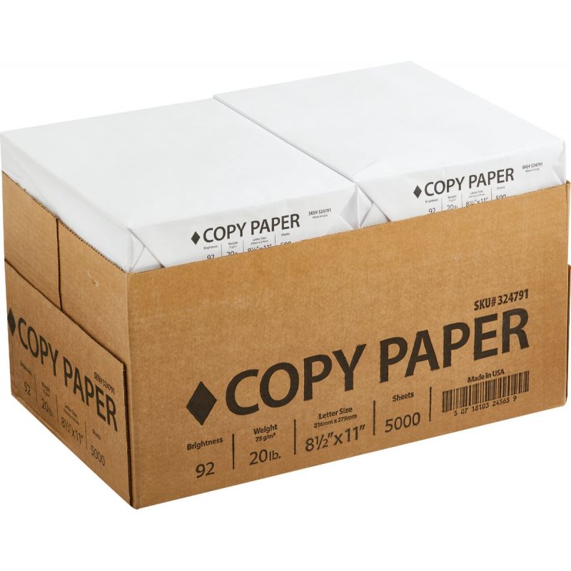 STAPLES ADVANTAGE Tru Red Printer Paper, 8.5 x 11, 20 lbs