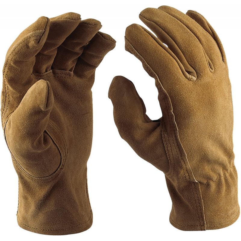 Do it Best Suede Leather Work Glove XL, Dark Brown