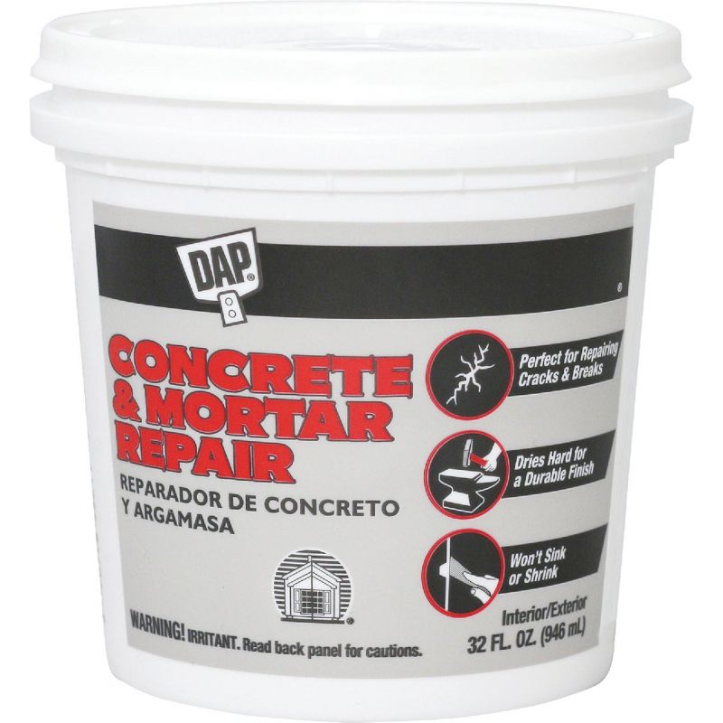 DAP Ready-Mixed Concrete Patch 1 Qt., Gray