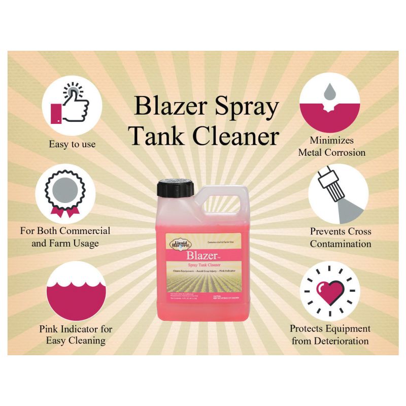 Sanco BLAZER 02007 Tank Cleaner, Liquid, Pink, Mild Detergent, 16 oz Pink