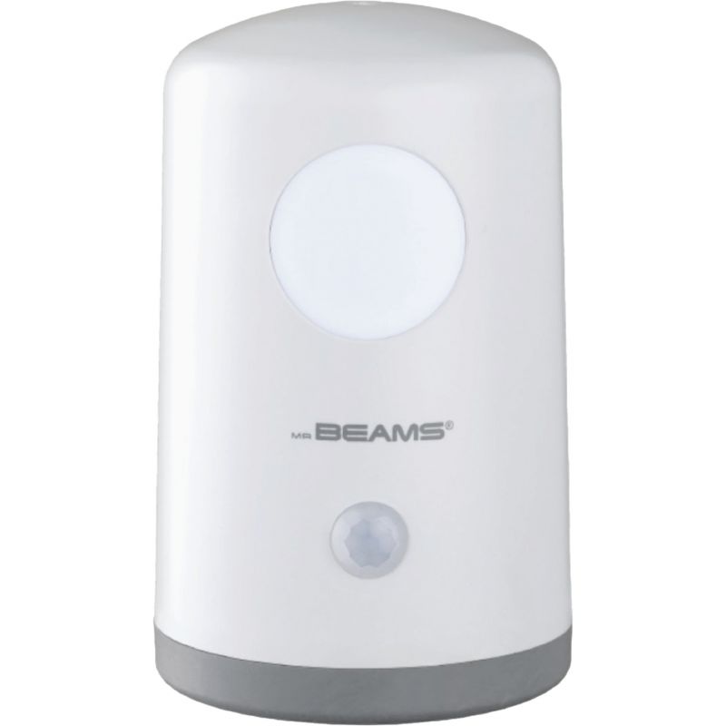 Mr. Beams LED Battery Operated Security Light Fixture White