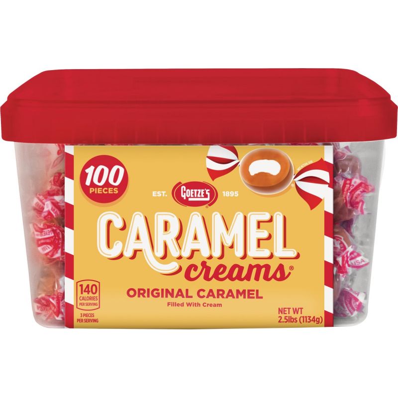 Goetze&#039;s Bulls-Eyes Caramel Cream Candy