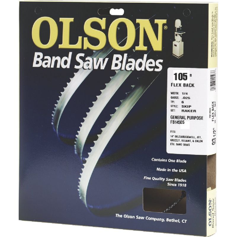 Olson Flex Back Band Saw Blade 105 In.