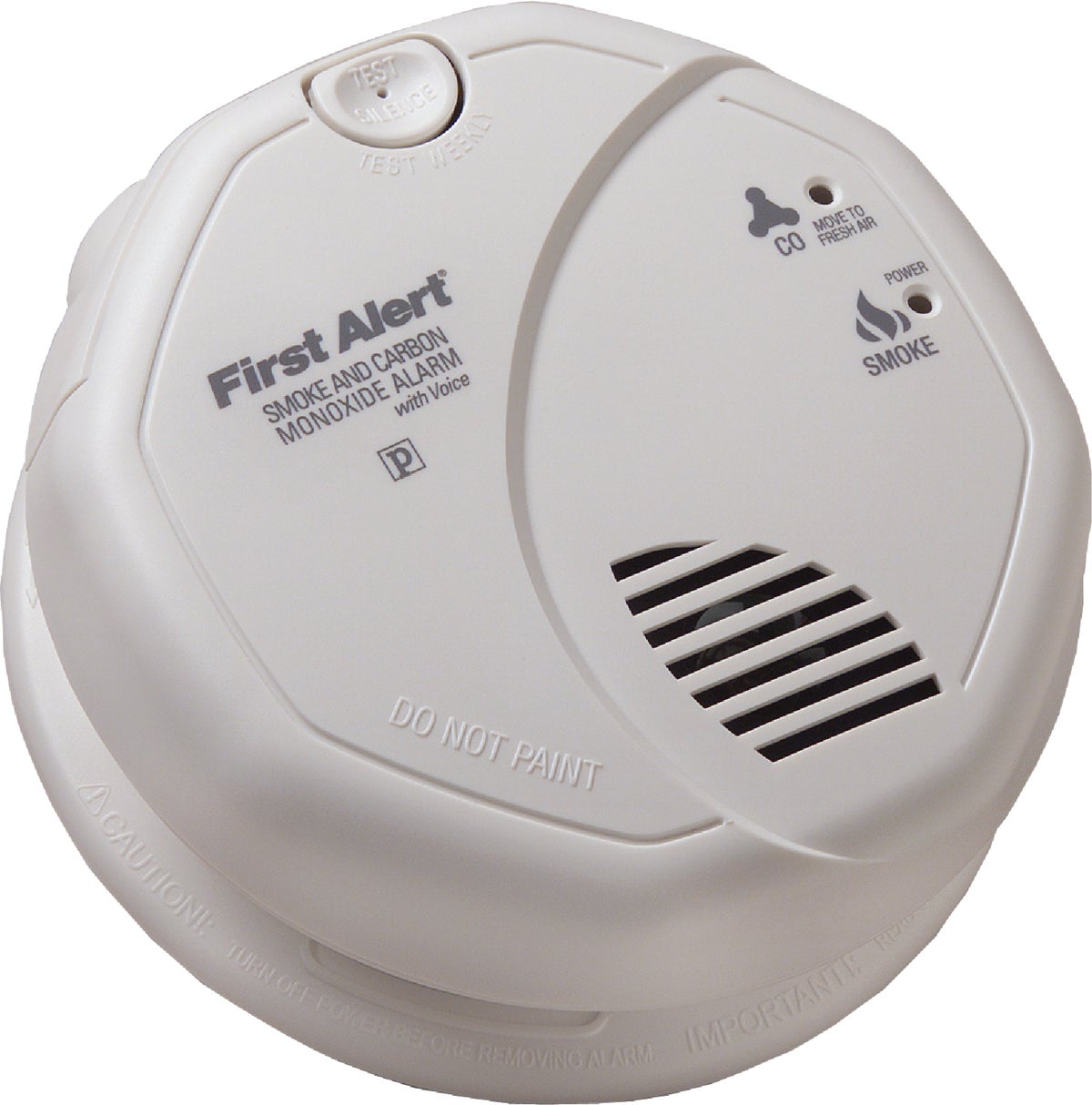first alert carbon monoxide alarm red light stays