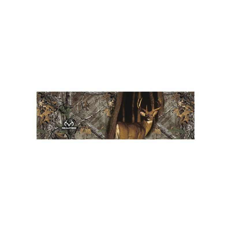 REALTREE RT-WF-WT-XT Rear Window Decal, Whitetail with Realtree Xtra Camo, Vinyl Adhesive (Pack of 2)