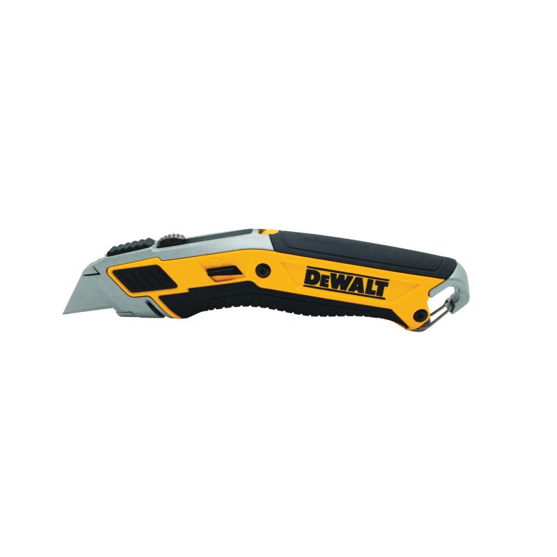 DeWALT DWHT10295 Utility Knife, 2-1/2 in L Blade, 1 in W Blade, Carbon Steel Blade, Ergonomic Handle 2-1/2 In