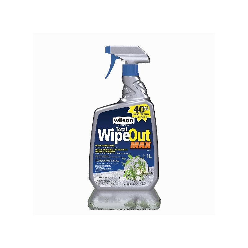 Wilson WIPEOUT 7223500 Weed Killer, Sprayer Application, 1 L Bottle