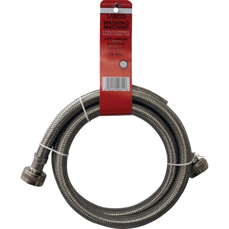 Lasco Stainless Steel Washing Machine Hose 3/4 In.