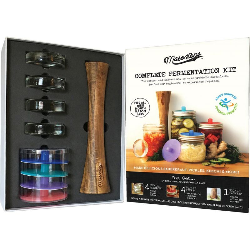 Masontops Mason Jar Complete Fermentation Kit