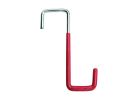 National Hardware V2219 N188-001 Rafter Hook, 40 lb, 1-5/8 in Opening, Steel, Red Red