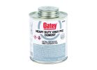 Oatey 31105 Solvent Cement, 32 oz Can, Liquid, Gray Gray