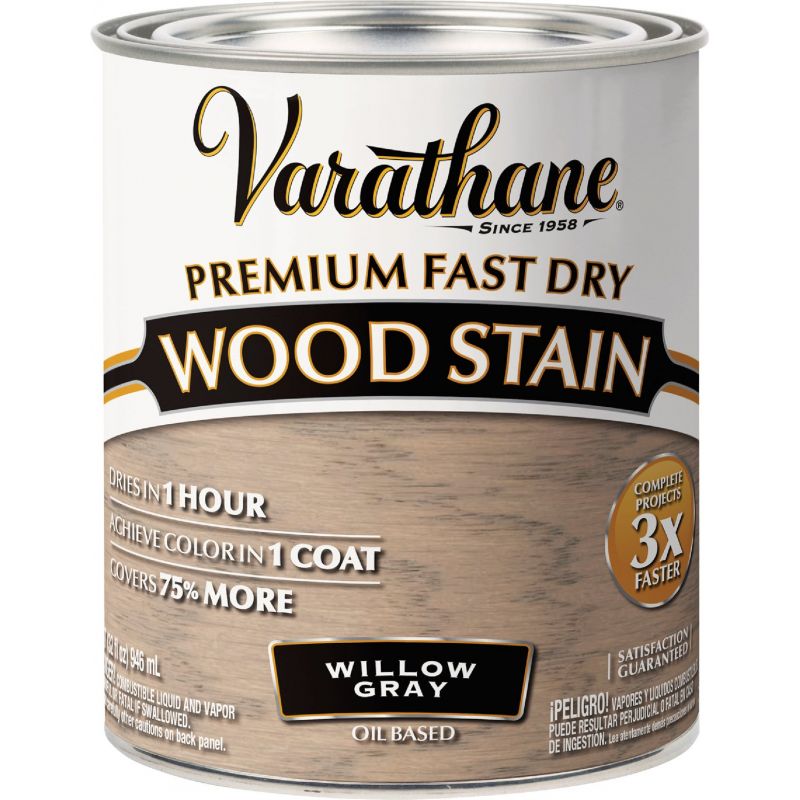 Varathane 1 Qt. Ebony Premium Fast Dry Interior Wood Stain (2-Pack)
