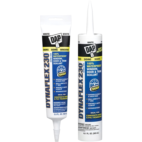 DAP Silicone 10.1 oz. Black Window, Door and Siding Sealant (12