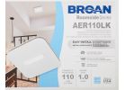 Broan Roomside Series 110 CFM Bath Exhaust Fan White