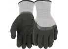 West Chester Protective Gear Sandy Nitrile Dipped Thermal Work Gloves L, Black &amp; Gray