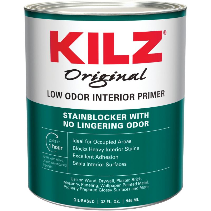Kilz Odorless Interior Primer Sealer Stainblocker 1 Qt., White