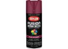 Krylon Fusion All-In-One Spray Paint &amp; Primer Burgundy, 12 Oz.