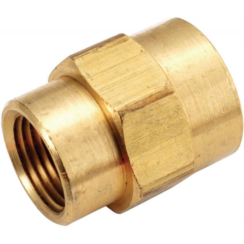 Yellow Brass Reducing Coupling 1/2 In. X 1/4 In.