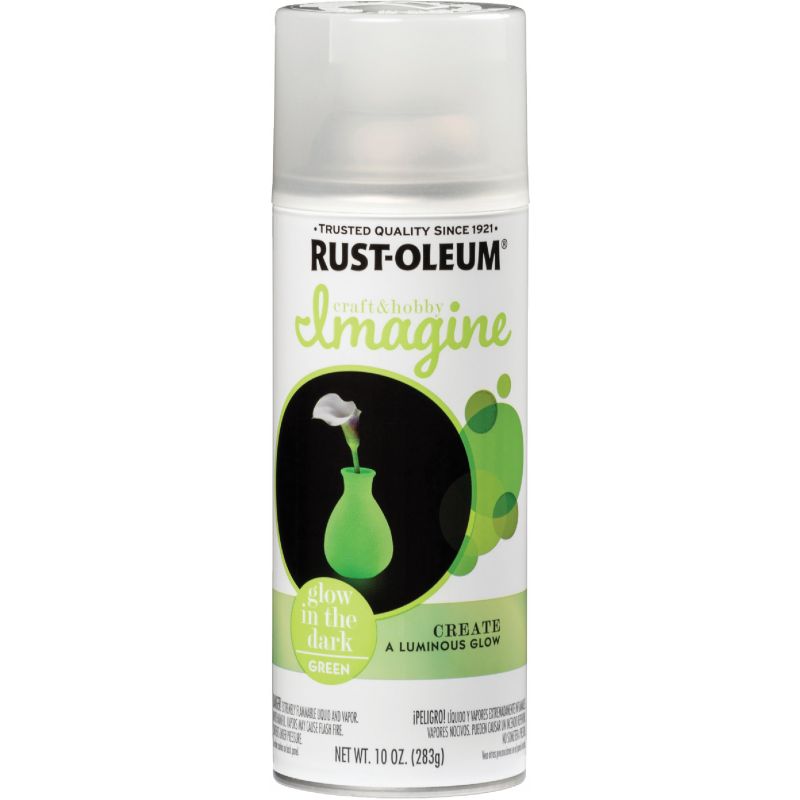 Rust-Oleum Imagine Glow-In-The-Dark Spray Paint Green, 10 Oz.