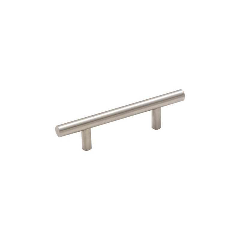 Amerock BP19010SS Cabinet Pull, 5-3/8 in L Handle, 1-17/50 in H Handle, 1-3/8 in Projection, Stainless Steel