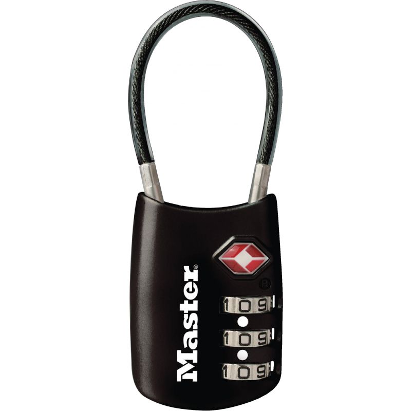 Buy Master Lock Numeric Combination Padlock with Flexible Cable (TSA-Accepted) Assorted