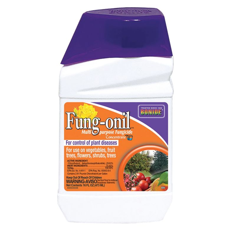 Bonide Fung-onil 880 Fungicide, Liquid, Minimal, White, 1 pt White