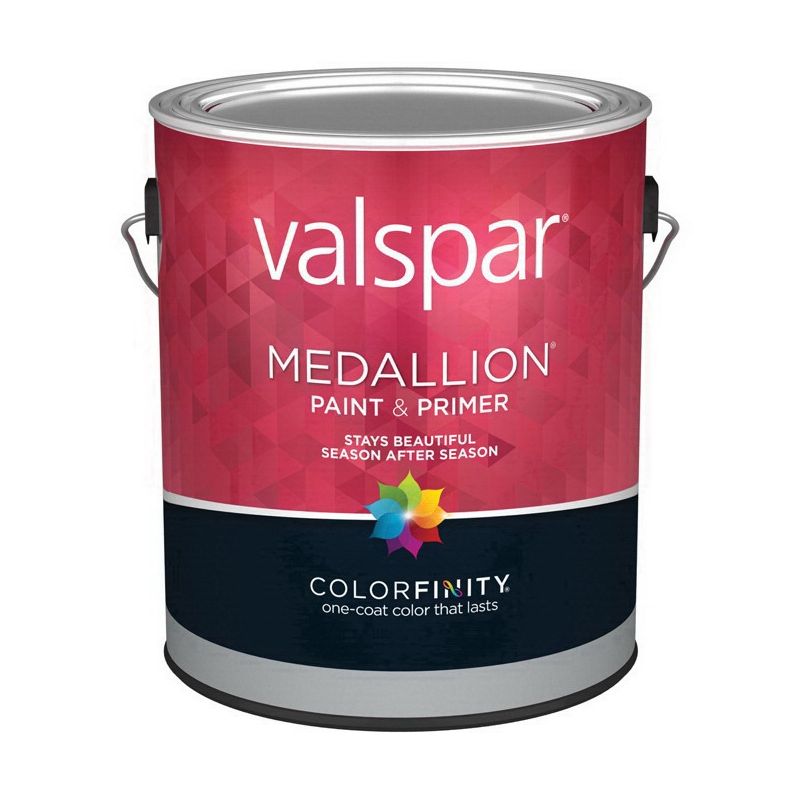 Valspar Medallion 4300 027.0004302.007 Latex Paint, Semi-Gloss, 1 gal Package Tint Base (Pack of 4)