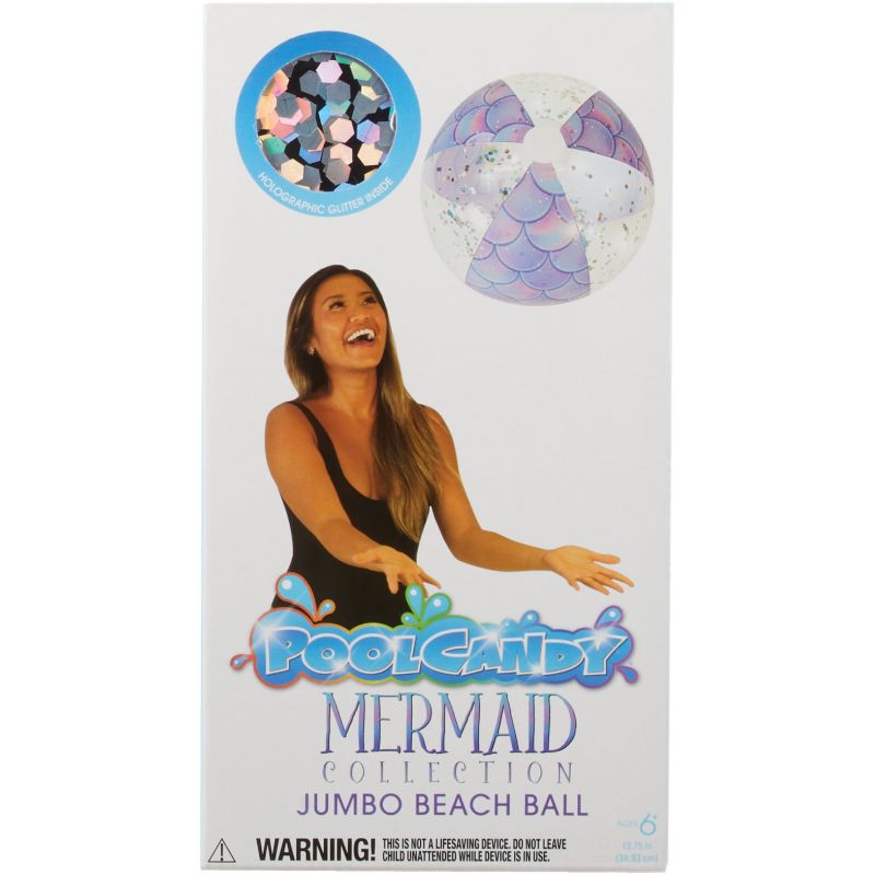 PoolCandy Mermaid Beach Ball Multi