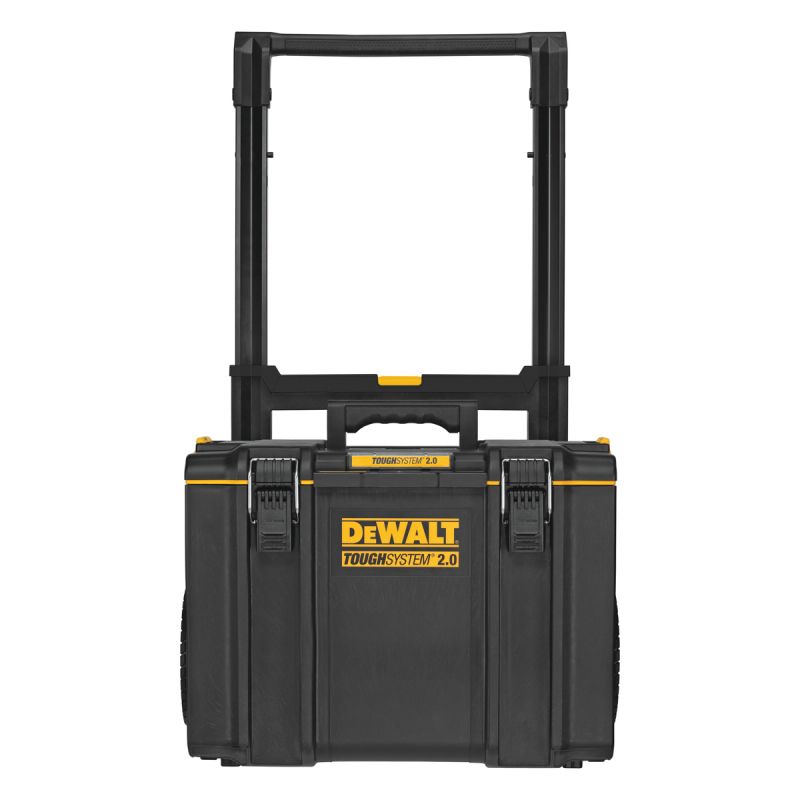 DeWALT ToughSystem 2.0 Series DWST08450 Rolling Tool Box, 250 lb, Plastic, Black Black