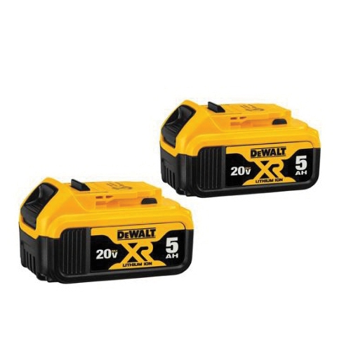 Buy DeWALT DCB205 2 Premium Battery Pack 20 V Battery 5 Ah 90